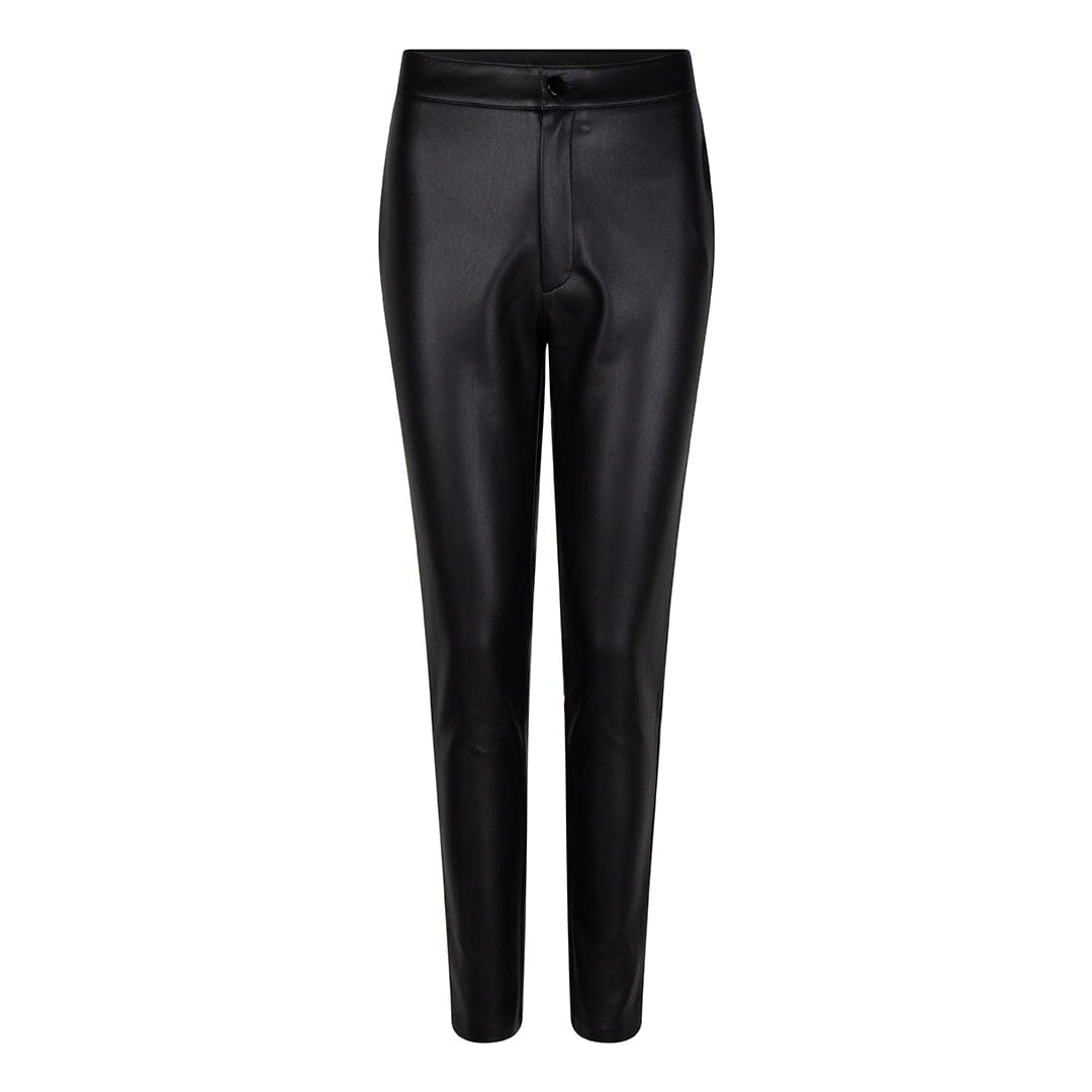 ESQUALO - F2311508 TROUSERS BUTTON CLOSURE PU - Pants