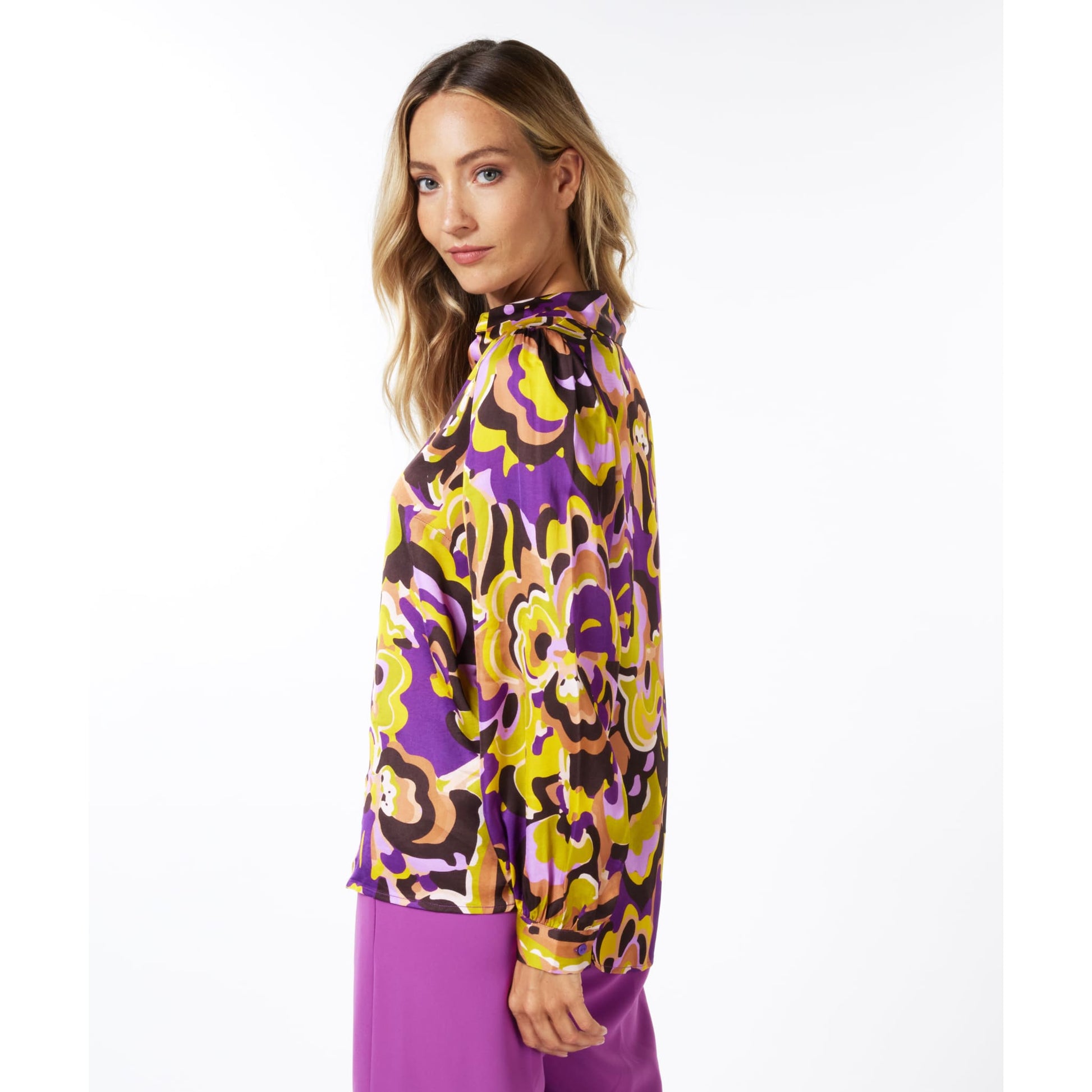 ESQUALO - F2321502 BLOUSE COLLAR FANCY EARTH - Tops