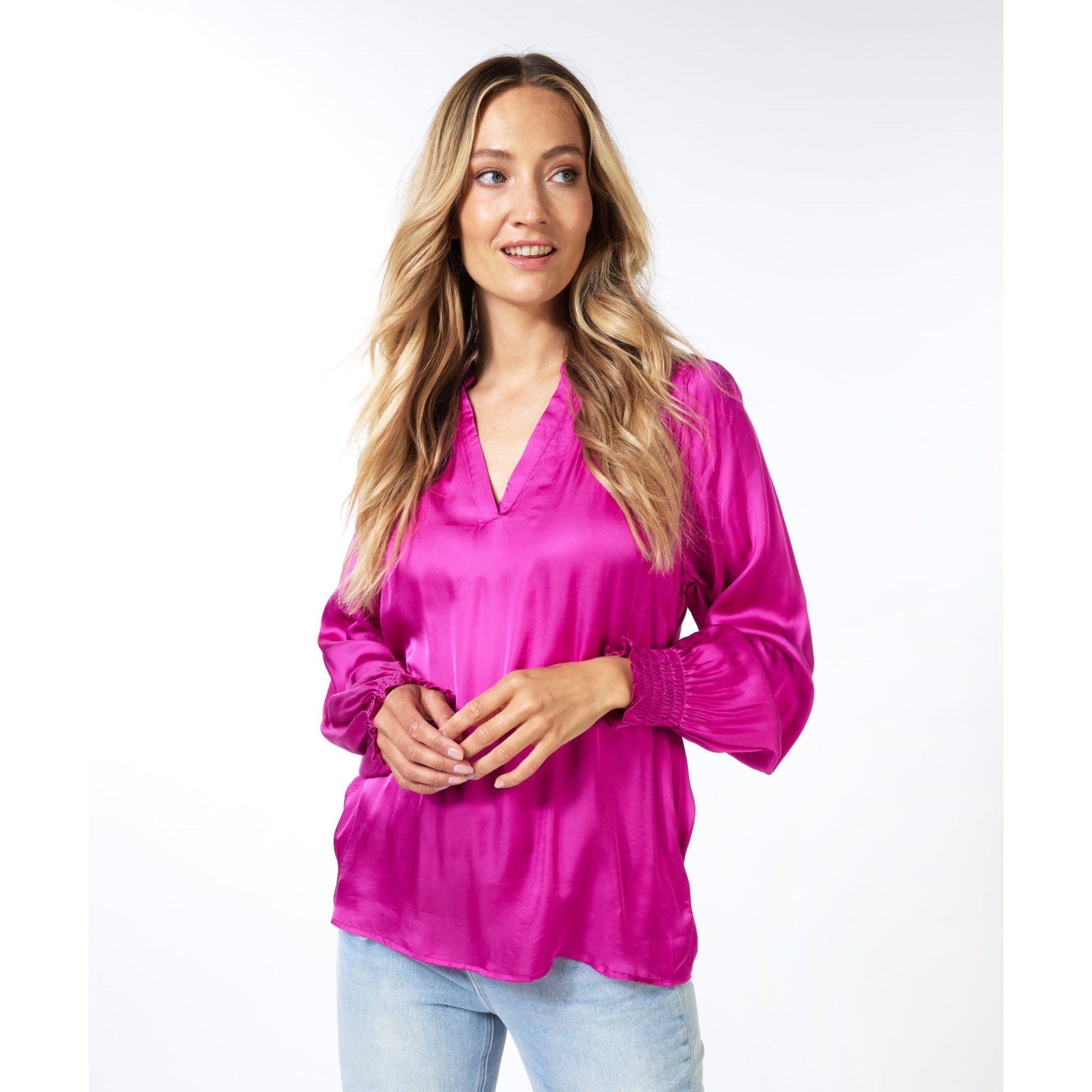 ESQUALO - F2321506 BLOUSE SHOULDER DETAILS - Tops