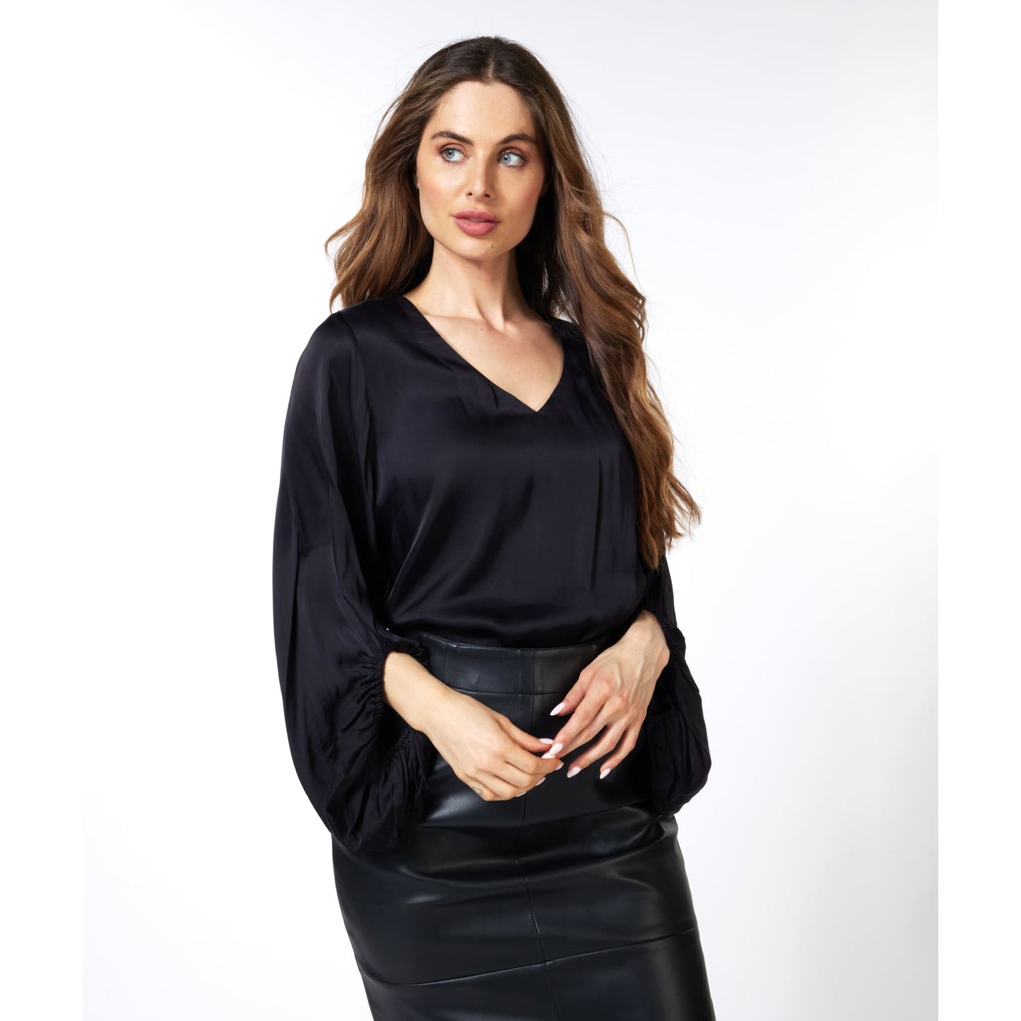 ESQUALO - F2321507 BLOUSE WIDE SLEEVE - Tops