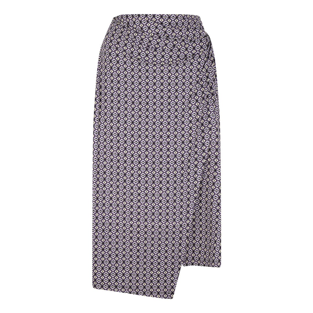 ESQUALO - F2330507 SKIRT KNOT GRAPHIC EARTH - Skirt