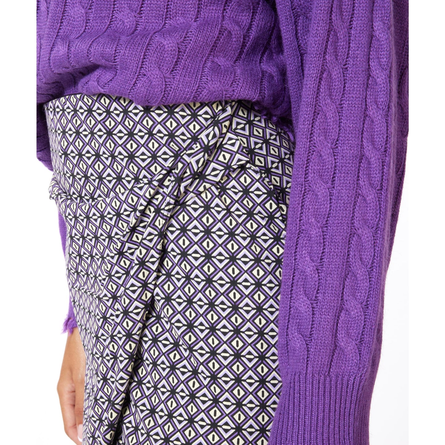 ESQUALO - F2330507 SKIRT KNOT GRAPHIC EARTH - Skirt