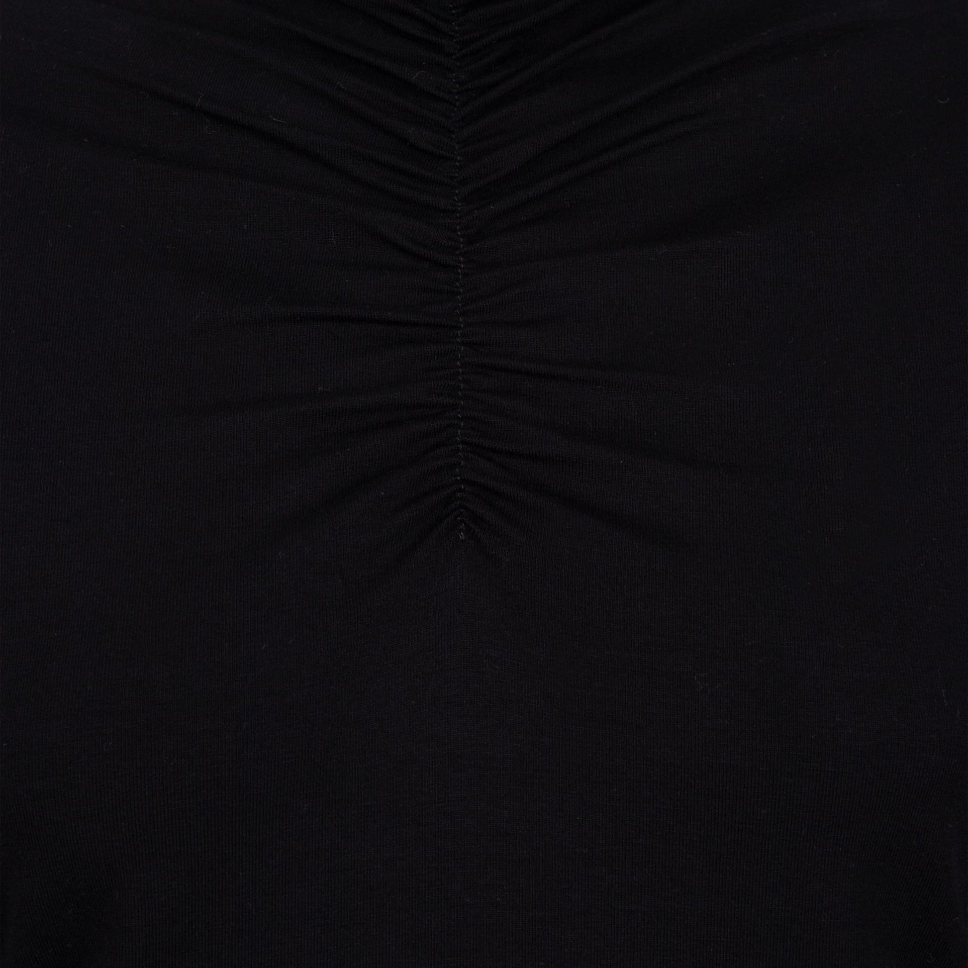 ESQUALO - F2330517 TOP SMOCKED NECKLINE SOLID SJ - Tops