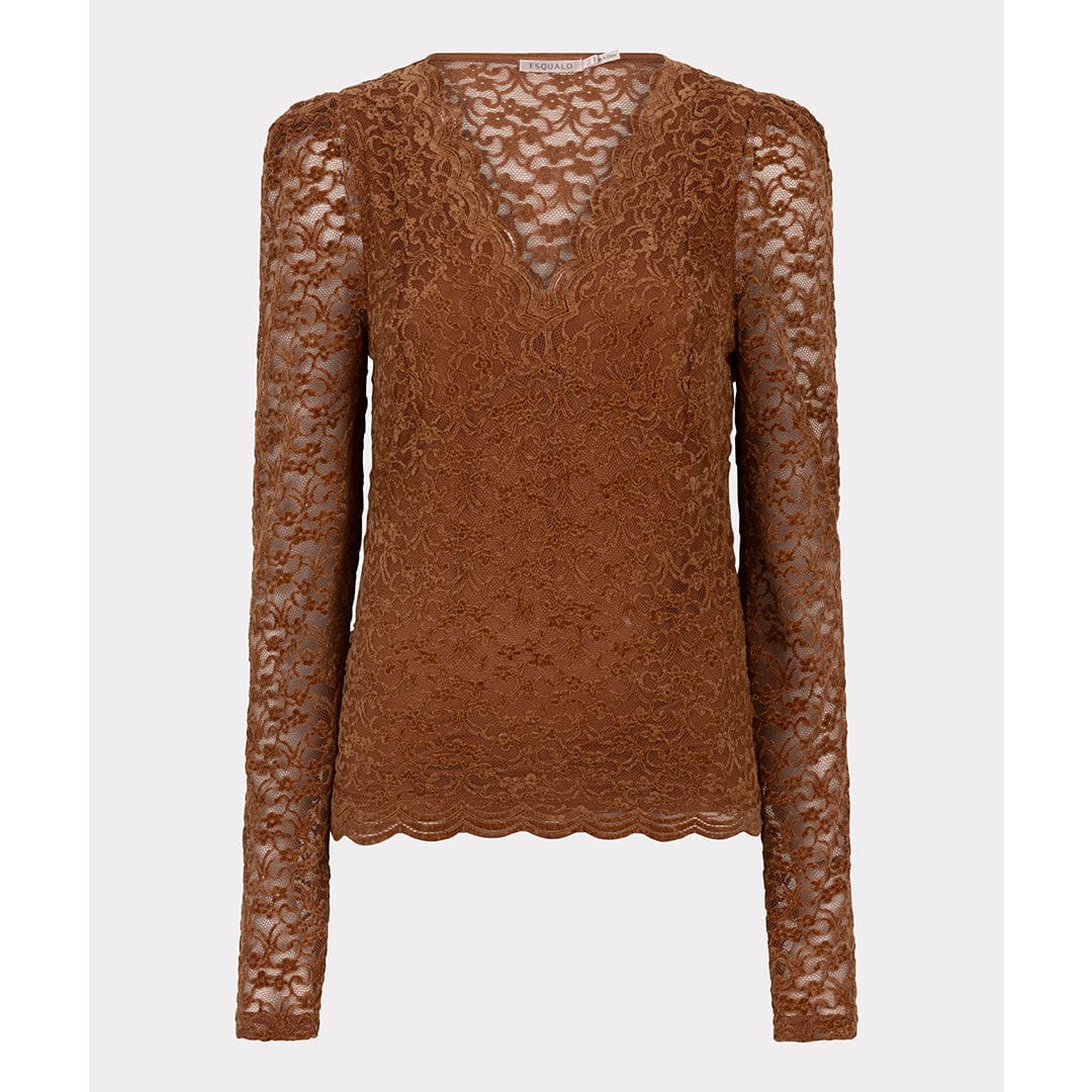ESQUALO - F2405520 TOP LACE - Tops