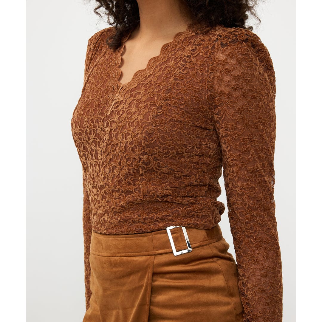 ESQUALO - F2405520 TOP LACE - Tops