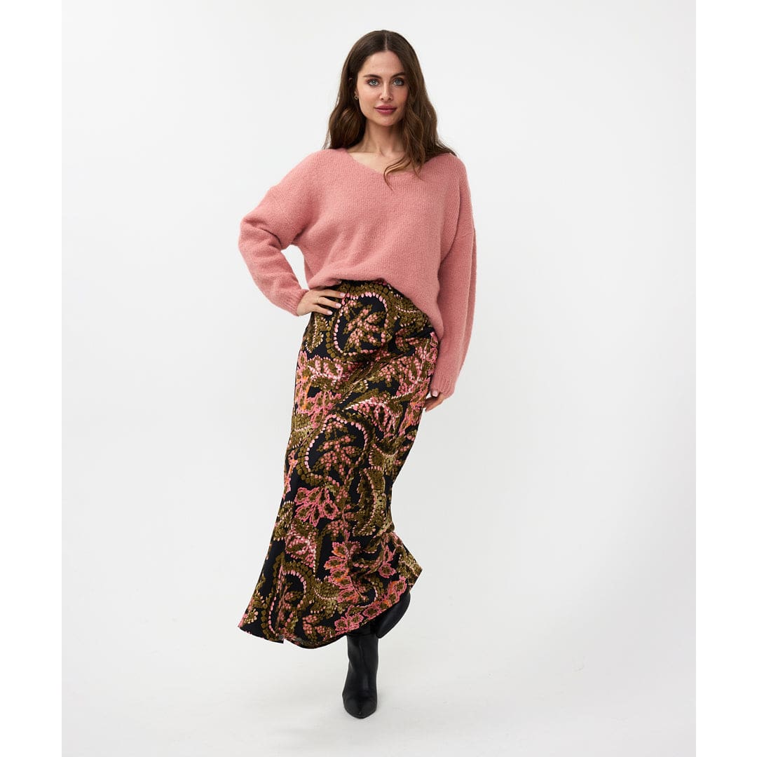 ESQUALO - F2414507 SKIRT GLOBAL FLOWER - Skirt