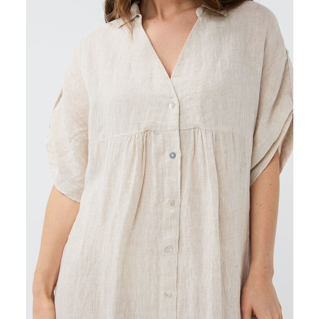 ESQUALO - HS2428207 DRESS LONG LINEN Dresses