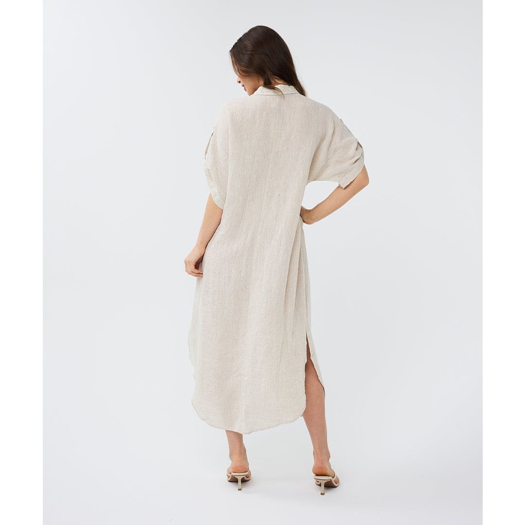 ESQUALO - HS2428207 DRESS LONG LINEN Dresses