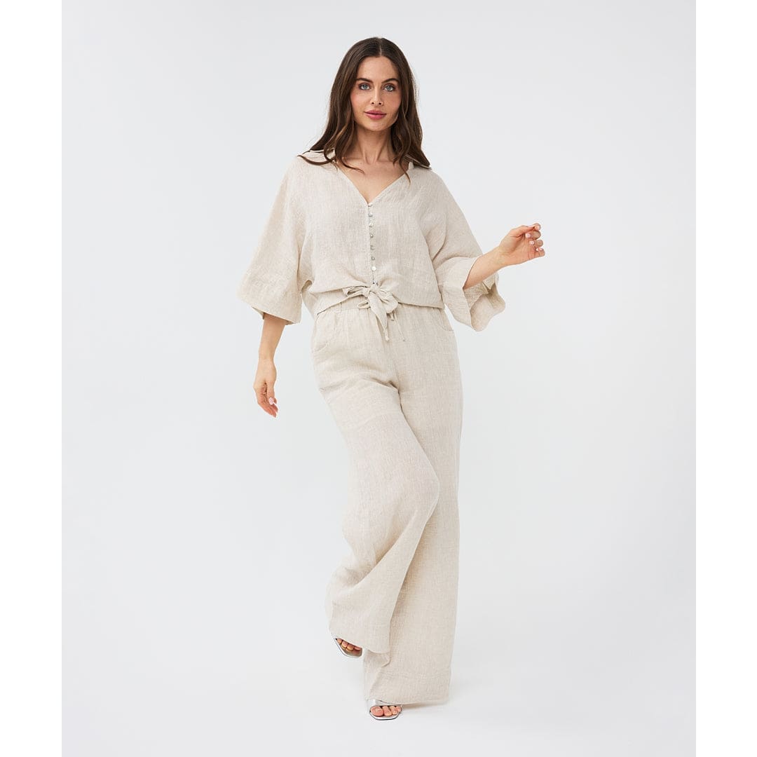 ESQUALO - HS2428211 TROUSERS LINEN Pants