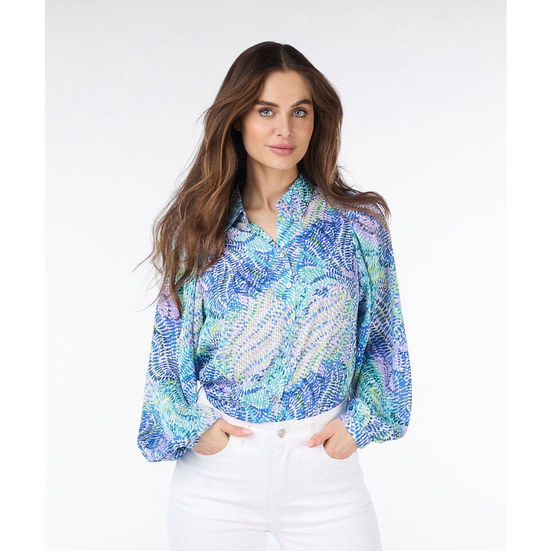 ESQUALO - SP2415012 BASIC BAYSIDE LEAVES Tops