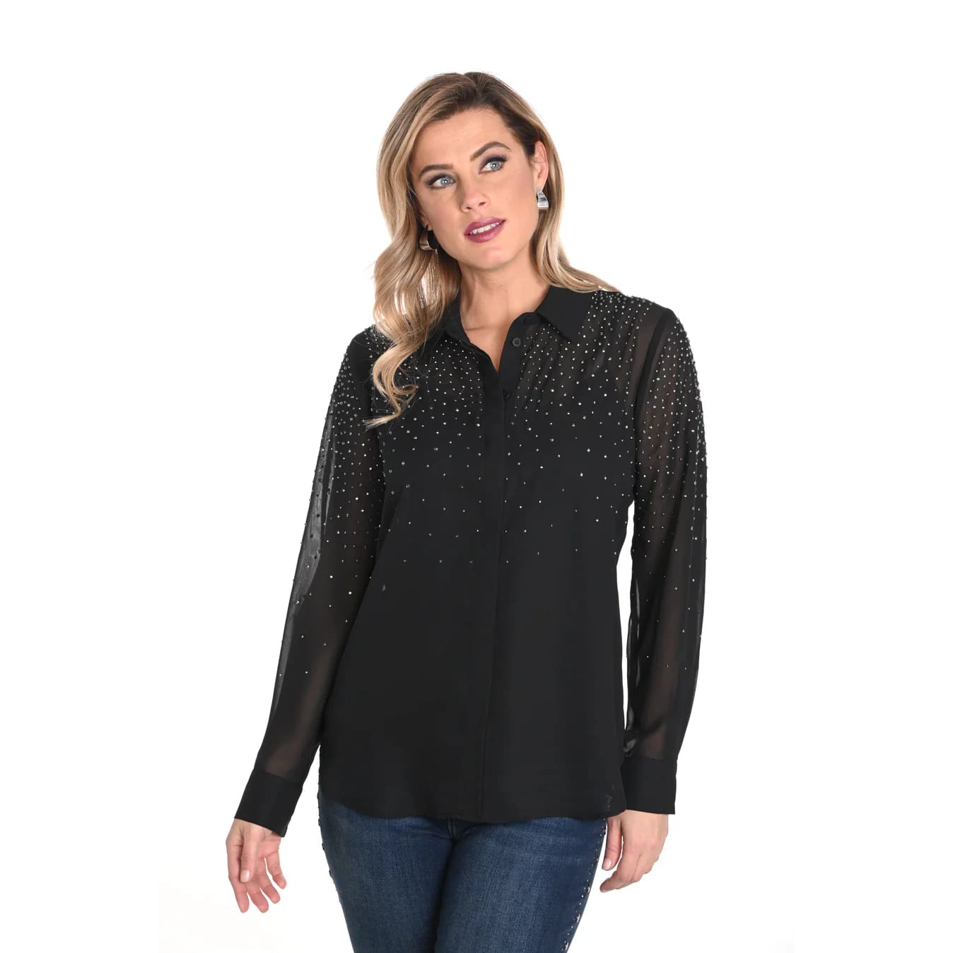 Frank Lyman - 243414U WOVEN BLOUSE - Tops