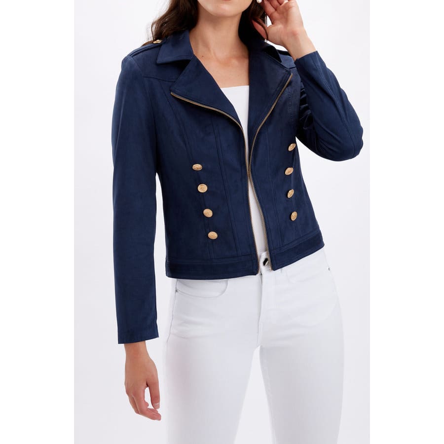 Frank Lyman - 246206U KNIT MOTO JACKET - Jackets and Coats