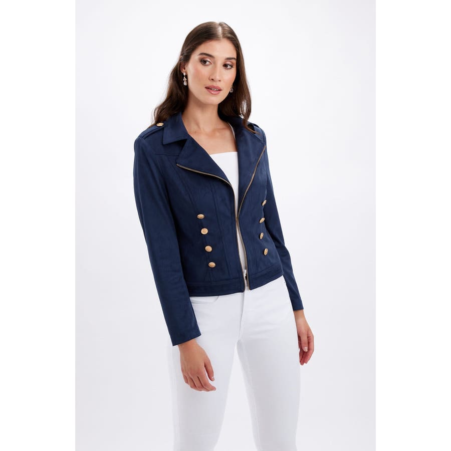 Frank Lyman - 246206U KNIT MOTO JACKET - Jackets and Coats