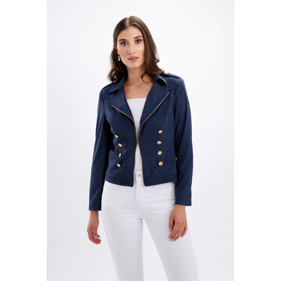 Frank Lyman - 246206U KNIT MOTO JACKET - Jackets and Coats