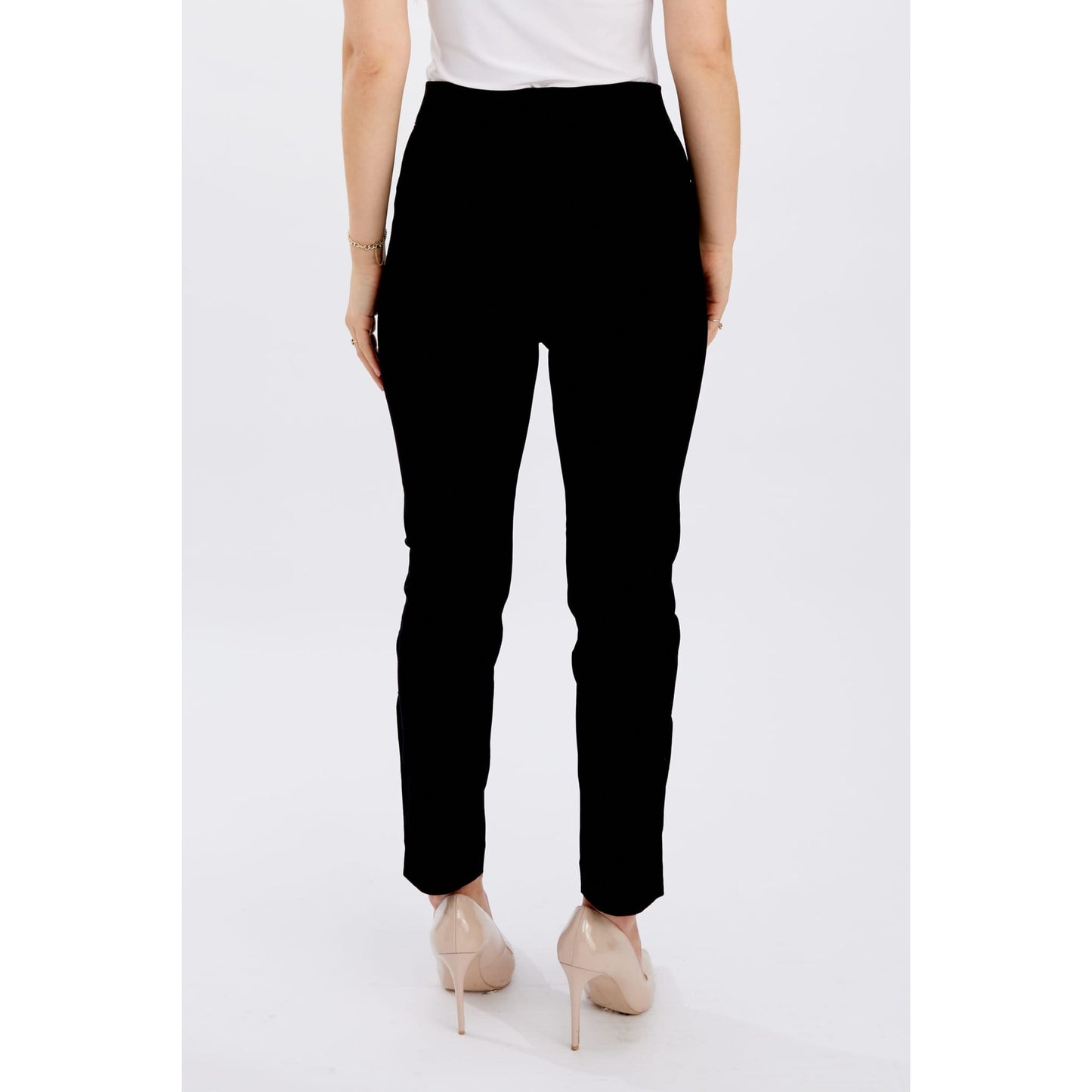 Frank Lyman - 246244U BUTTON DETAIL SLIM LEG PANTS