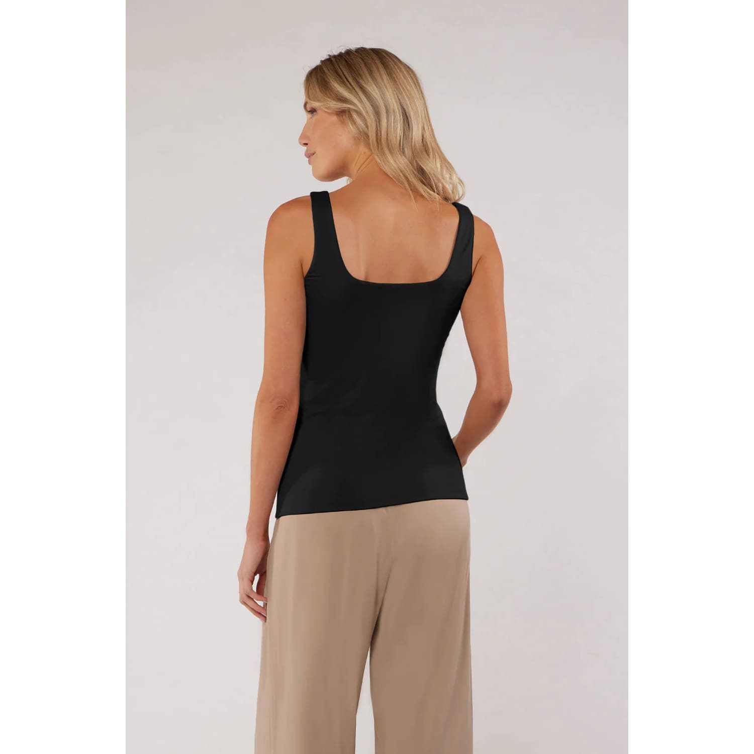 MATTY M - MK9567016 CALLIE SQUARE NECK TANK TOP Tops