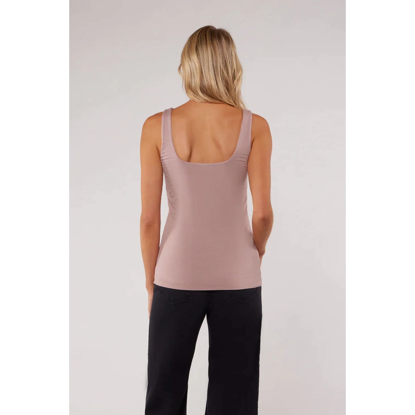 MATTY M - MK9567016 CALLIE SQUARE NECK TANK TOP Tops