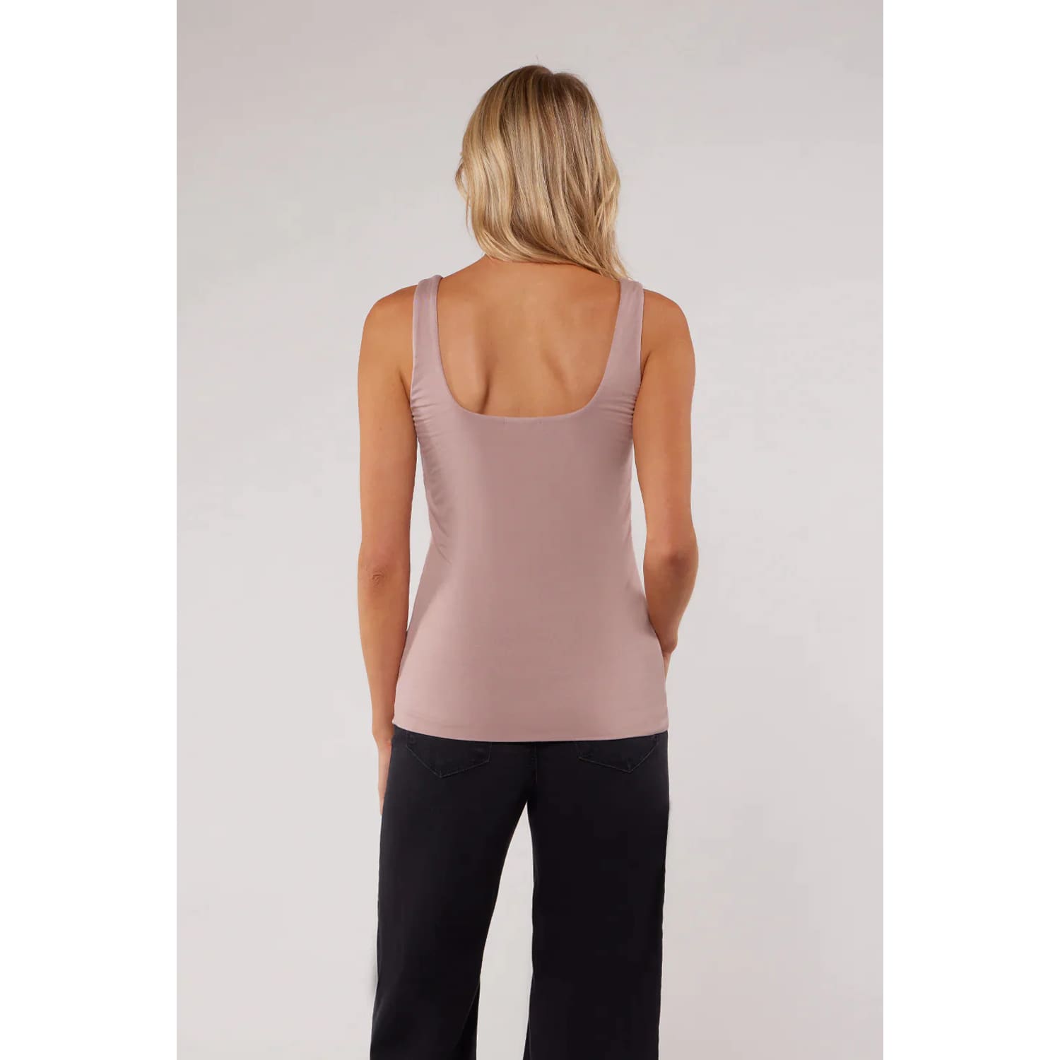 MATTY M - MK9567016 CALLIE SQUARE NECK TANK TOP Tops