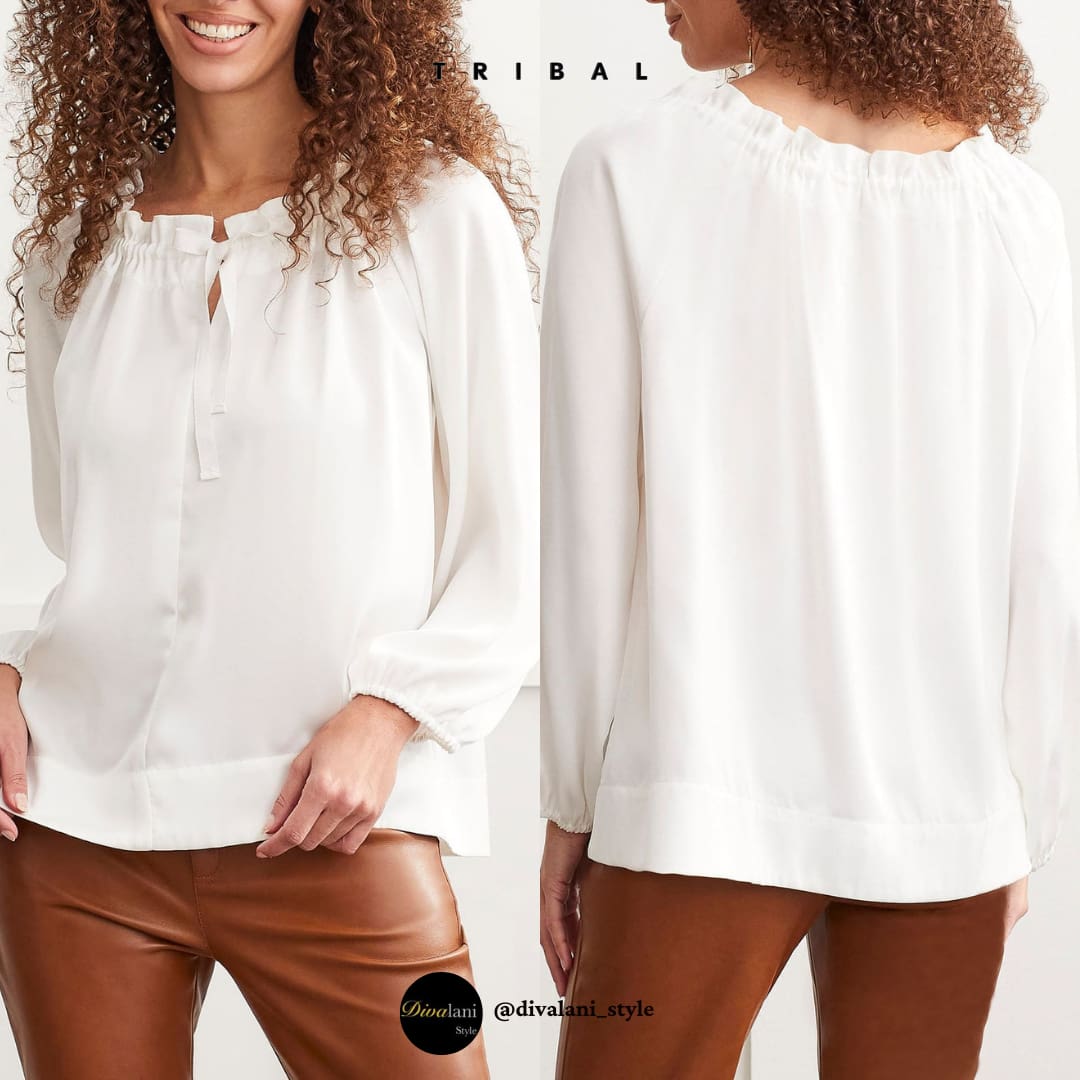 Cream colored peasant blouse online