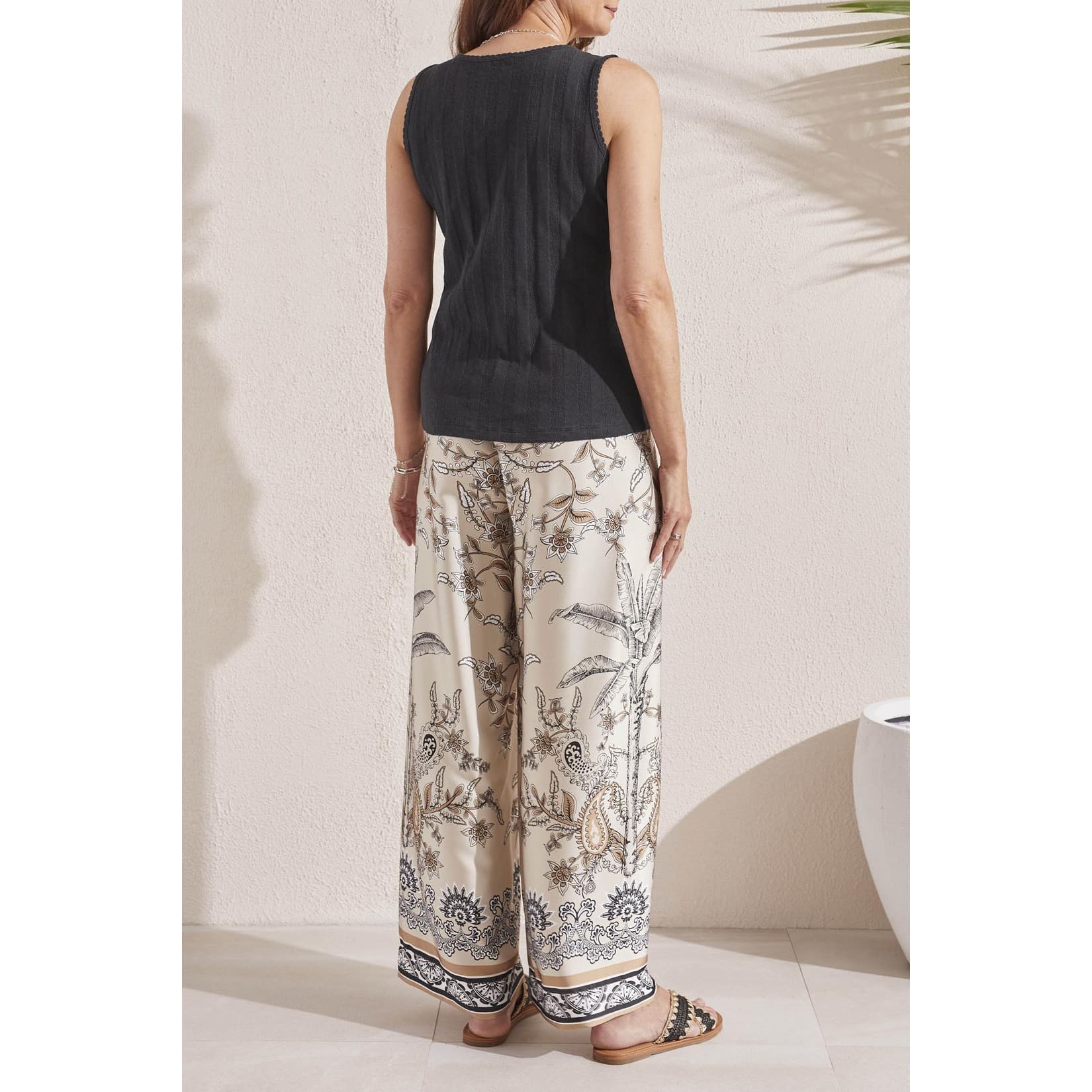 Tribal - 1784O - 3922 TANK TOP WITH PICOT EDGE TRIM Tops