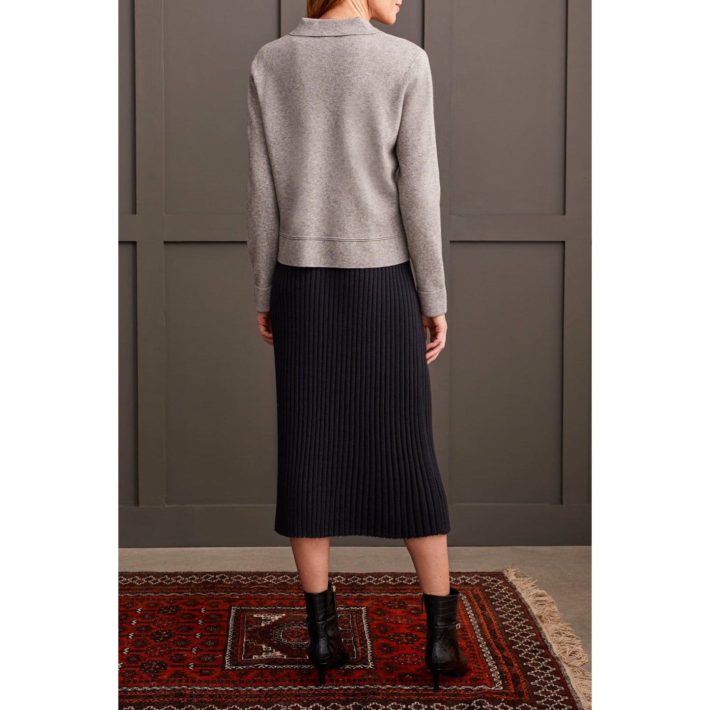 Tribal - 1930O-8030 LONG SLEEVE SWEATER CARDIGAN - Jackets and Coats