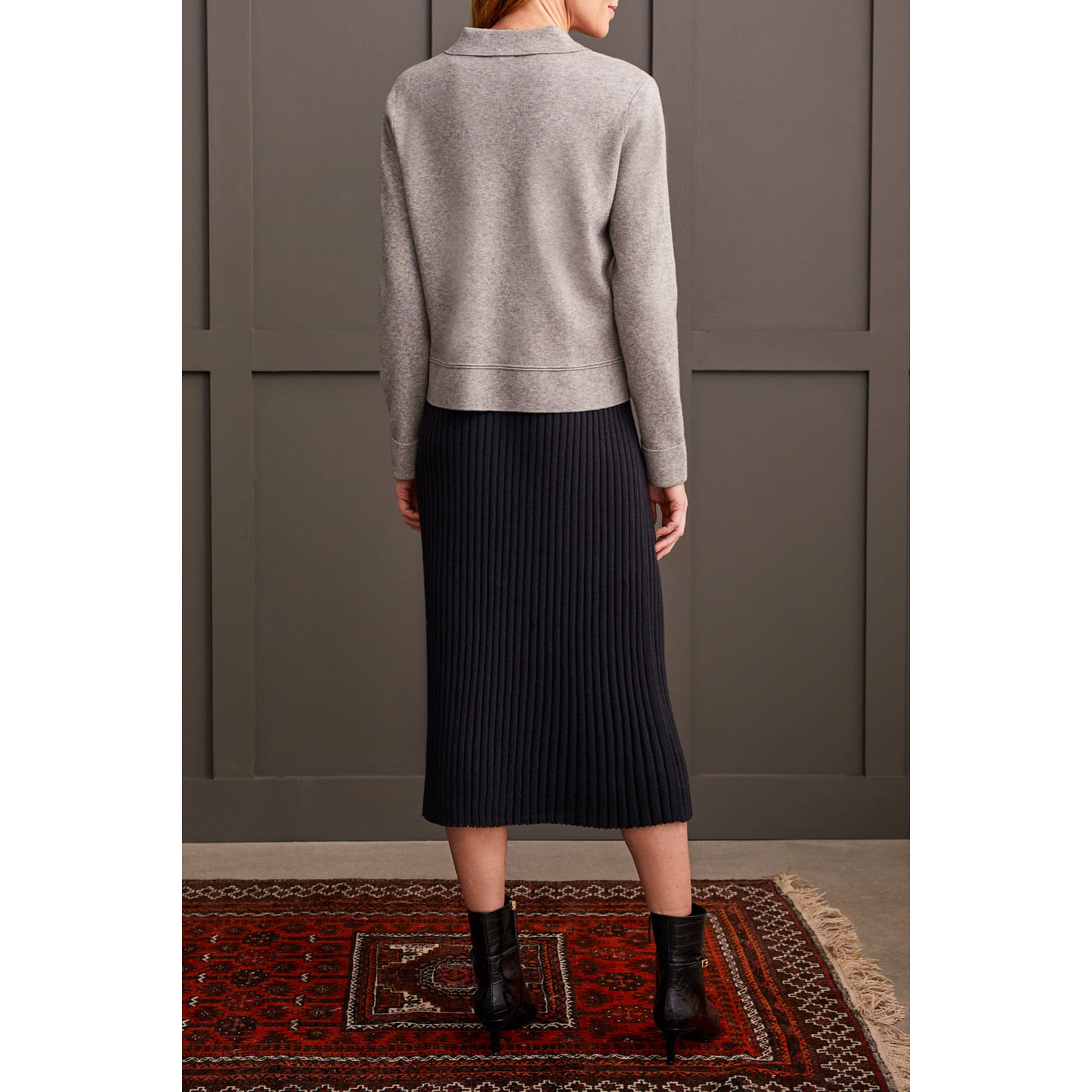 Tribal - 1930O-8030 LONG SLEEVE SWEATER CARDIGAN - Jackets and Coats
