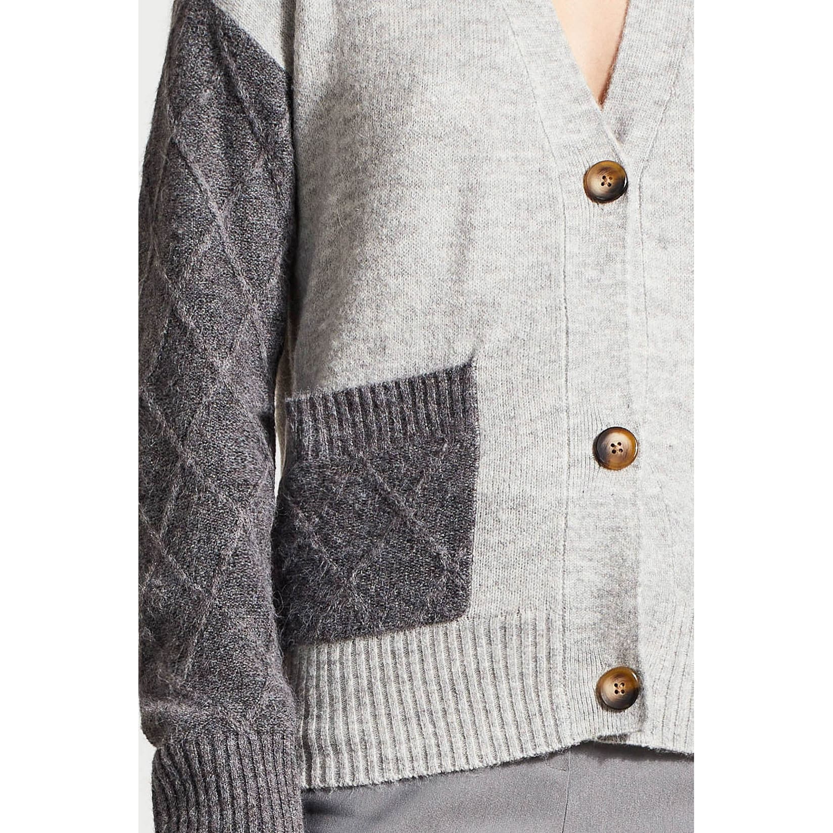Tribal - 1969O-3166 LONG SLEEVE SWEATER CARDIGAN - Jackets and Coats