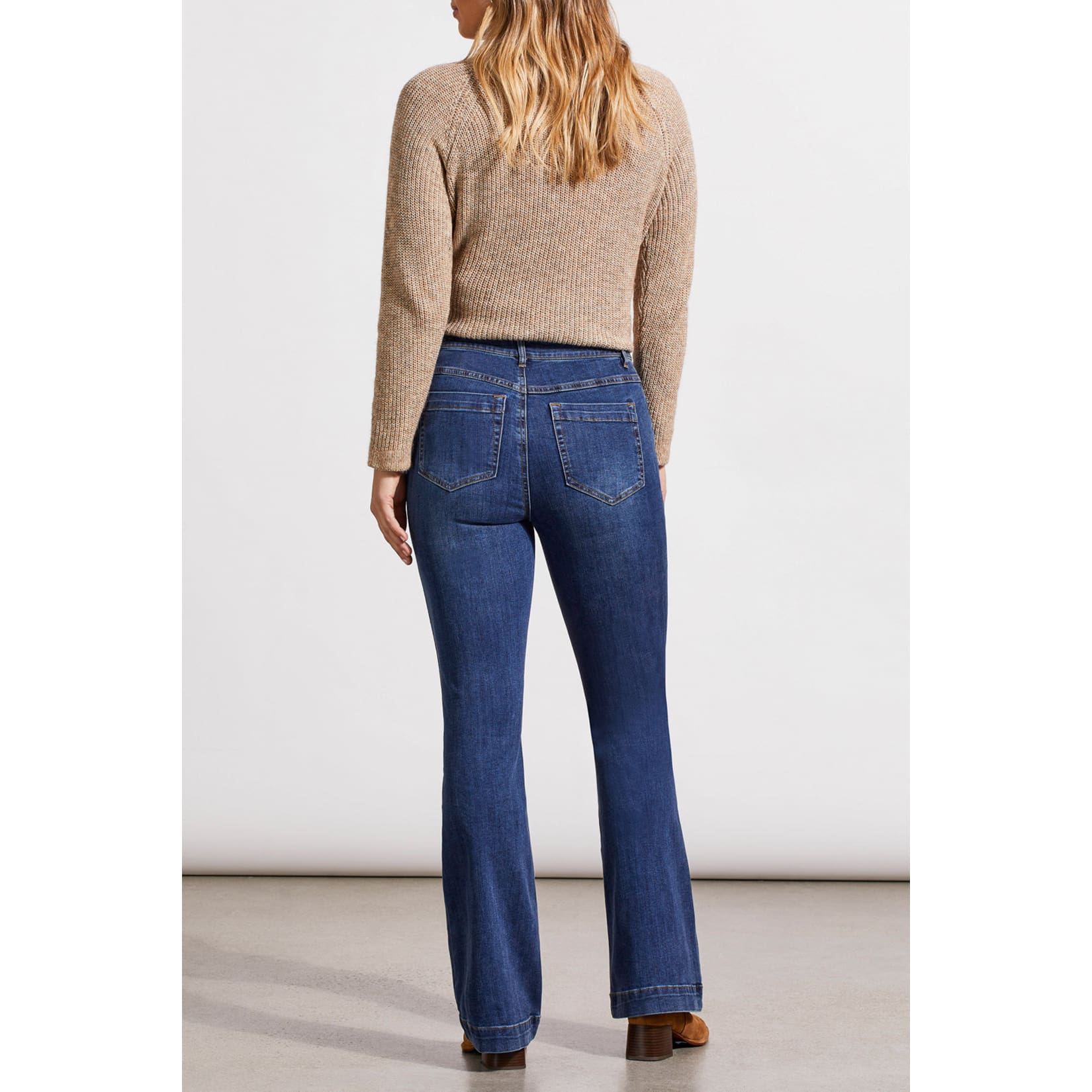Tribal - 5562O-2020 AUDREY PULL ON FLARE JEANS - Pants