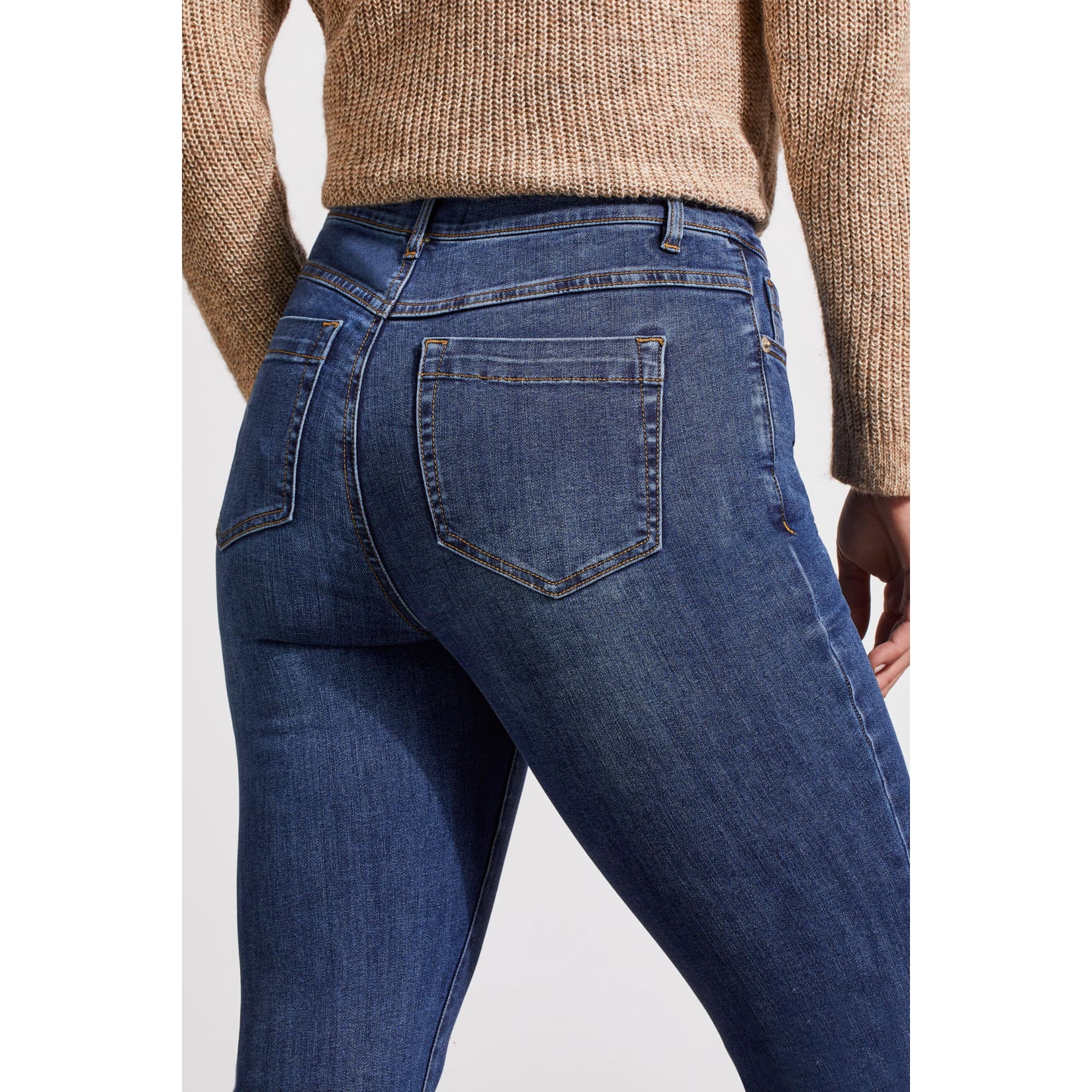 Tribal - 5562O-2020 AUDREY PULL ON FLARE JEANS - Pants