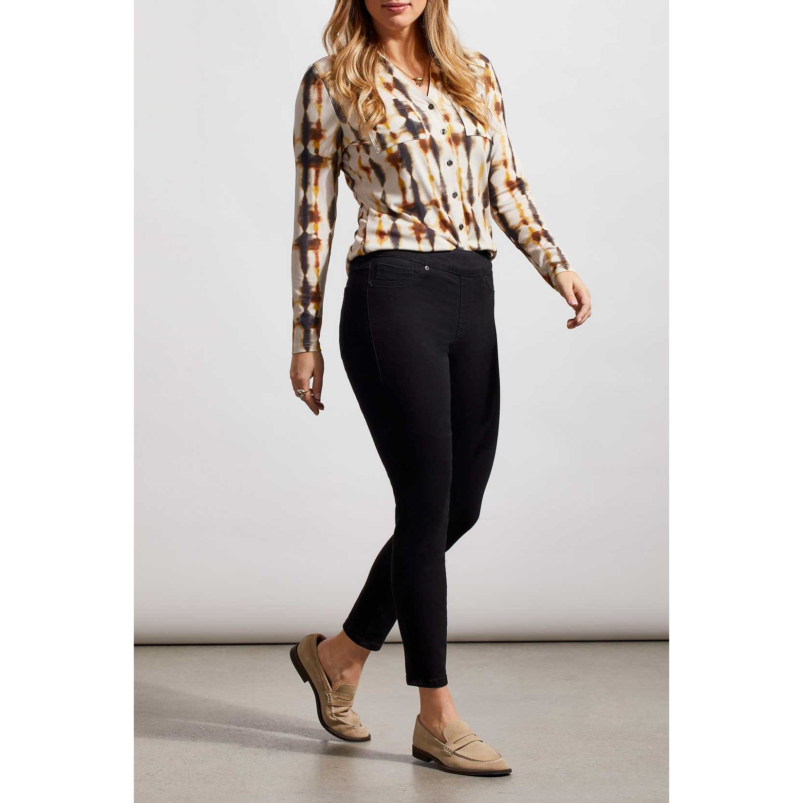 Tribal - 7570O-5050 ECO FRIENDLY PULL-ON AUDREY ANKLE JEGGING - Pants