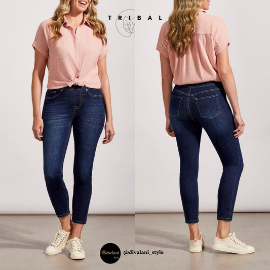 Tribal - 7570O-5050 ECO FRIENDLY PULL ON AUDREY Pants