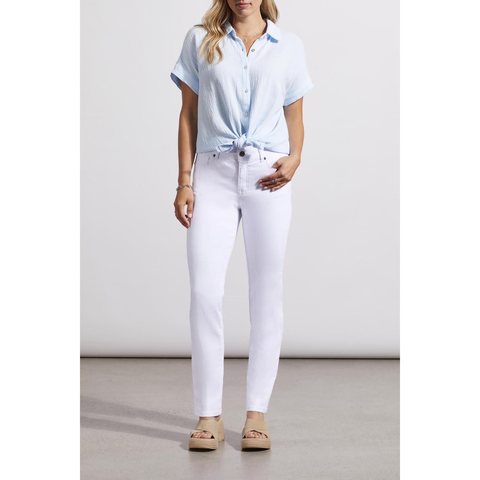 Tribal - 7572O - 5050W ECO FRIENDLY SOPHIA STRAIGHT LEG JEANS Pants
