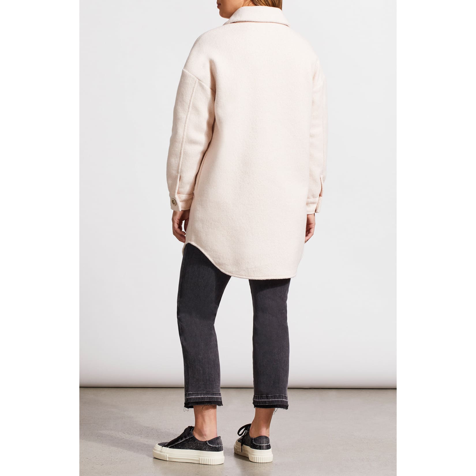 Tribal - 7909O-4856 BOILED WOOL JACKET WITH POCKETS - Jackets and Coats