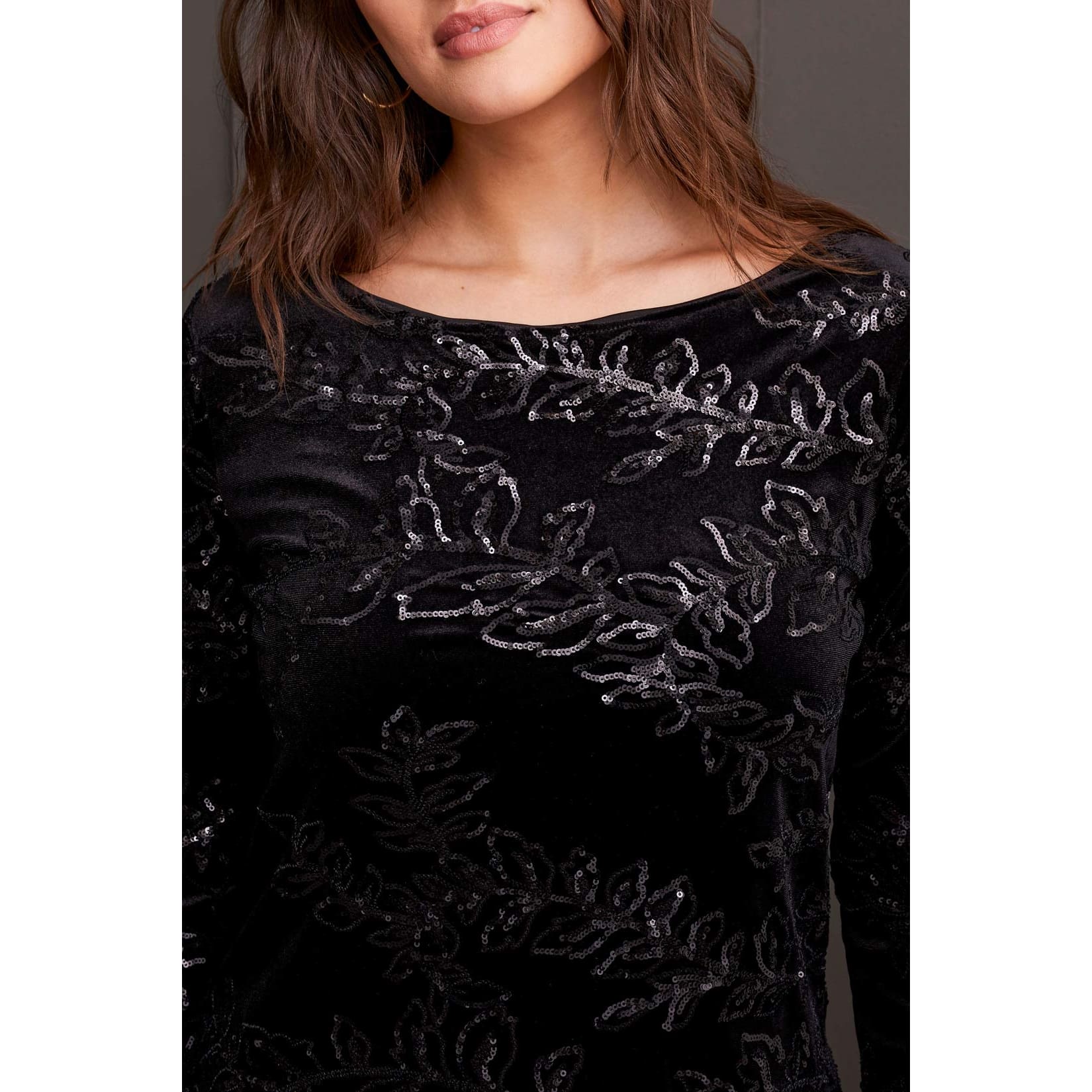 Tribal - 908O-5192 LONG SLEEVE LINED DRESS - Dress