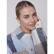 Charlie B - C6210R Short Plaid Boiled Wool Jacket - Jackets and Coats