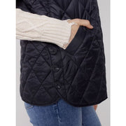 Charlie B - C6269-388B Quilted Puffer Vest with Hood - Jackets and Coats
