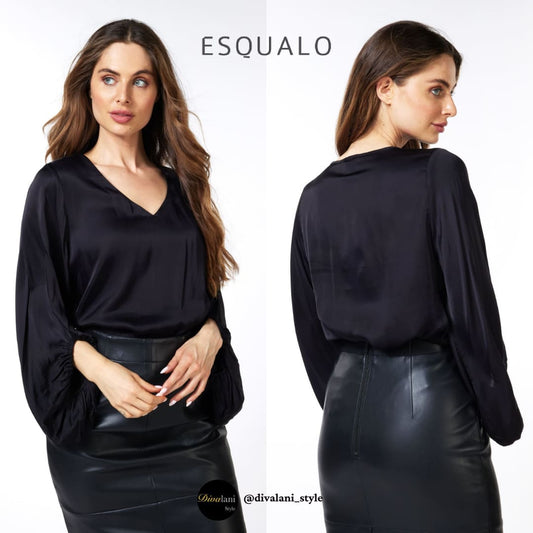 ESQUALO - F2321507 BLOUSE WIDE SLEEVE - Tops