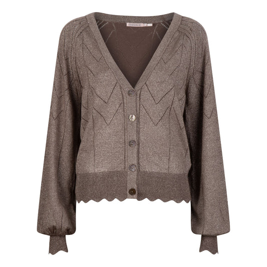 ESQUALO - F2331515 CARDIGAN LUREX - Tops