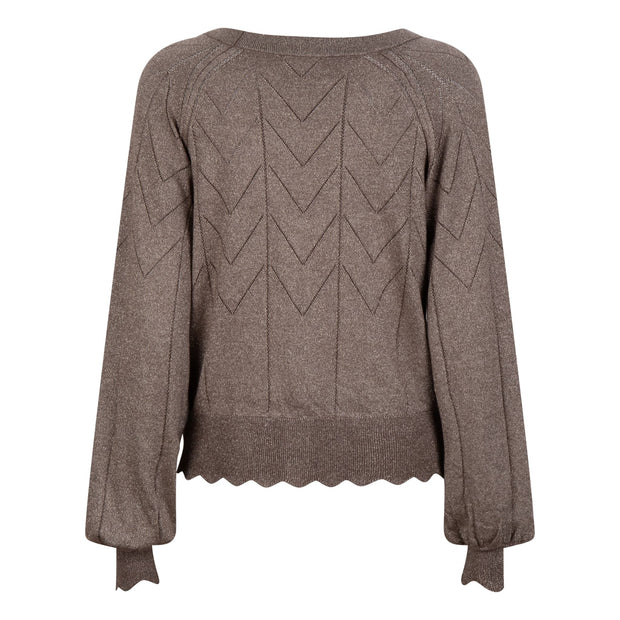 ESQUALO - F2331515 CARDIGAN LUREX - Tops