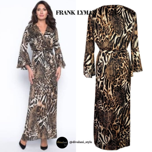 Frank Lyman - 193813 Frank Lyman Animal Print Dress - Dress