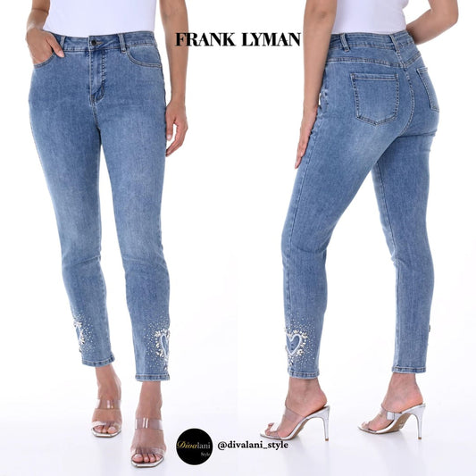 Frank Lyman - 246205U WOVEN DENIM PANT Pants