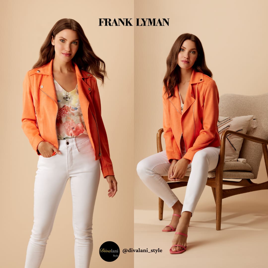 Frank Lyman - 246214U KNIT MOTO JACKET - Jackets and Coats
