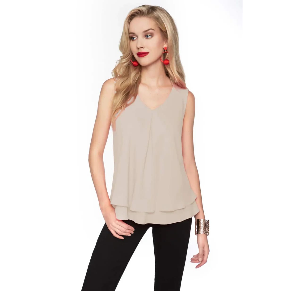 Frank Lyman - 61175 WOVEN TOP - Tops