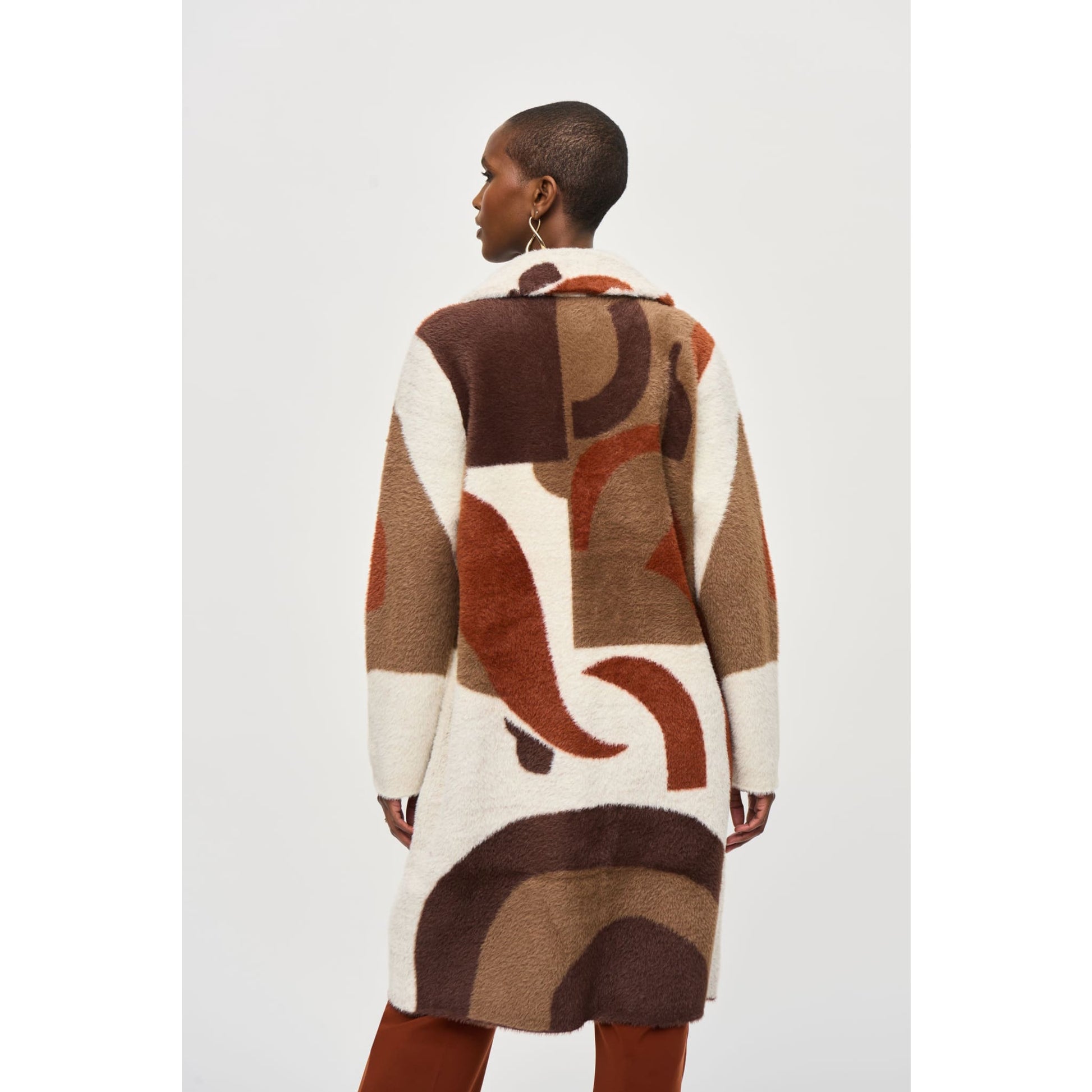 Joseph Ribkoff - 243928 OVERSIZED ABSTRACT BLEND COAT - Jackets and Coats