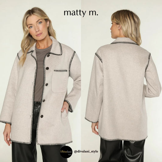 MATTY M - ANGEL CONTRAST JACKET - Jackets and Coats