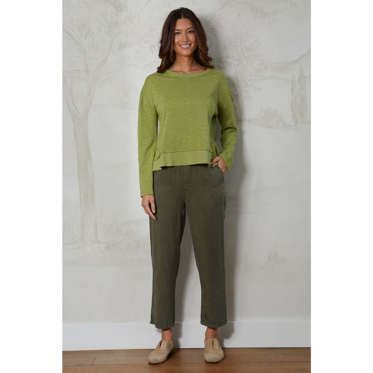 MODODOC - 44D-A3902 L/S CREW NECK BOXY TOP - Tops