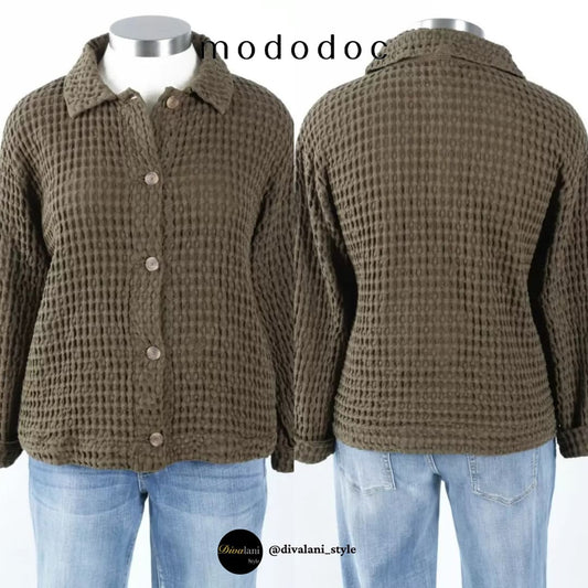 MODODOC - 44E-10495 LONG SLEEVE SWING JACKET - Jackets and Coats