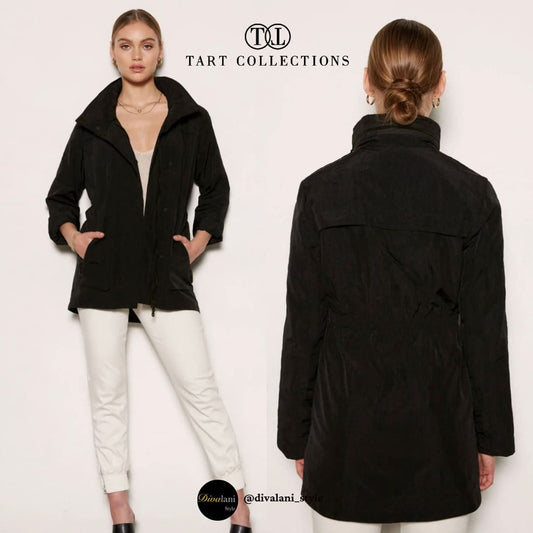 TART COLLECTIONS - Cory Jacket Water - Resistant Finished Black - Jackets and Coats