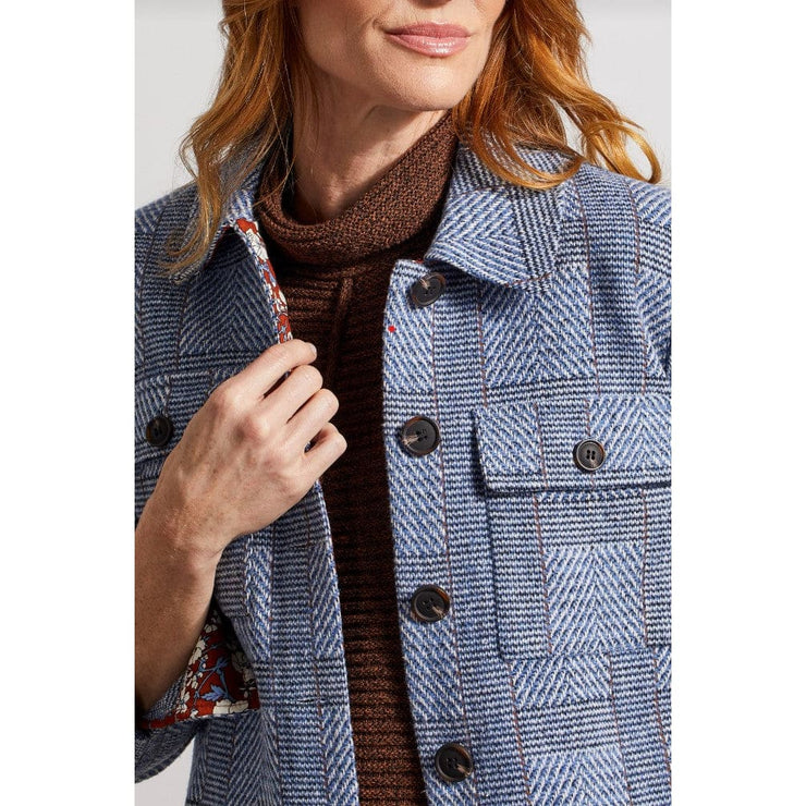 Tribal - 7892O-4839 CROP SHACKET - Jackets and Coats